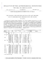 Photographic positions of minor planets (51), (135) and (1036) and of comet Minkowski, observed in 1947, 1949 and 1950