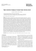 High-resolution imaging of compact high-velocity clouds