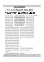 The Headscarf and the “Neutral” Welfare State