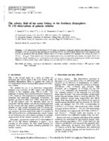 The velocity field of the outer Galaxy in the Southern Hemisphere. II - CO observations of galactic nebulae