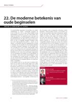 De moderne betekenis van oude beginselen (Redactioneel)