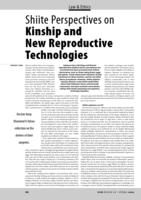 Shiite Perspectives on Kinship and New Reproductive Technologies