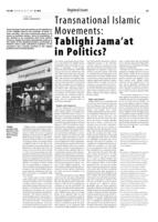 Transnational Islamic Movements: Tablighi Jama'at in Politics?