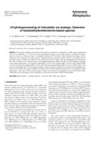 UV-photoprocessing of interstellar ice analogs: Detection of hexamethylenetetramine-based species