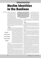 Muslim Identities in the Banlieue