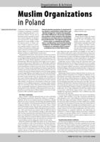 Muslim Organizations in Poland