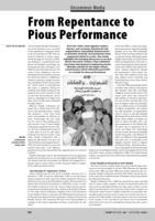 From Repentance to Pious Performance