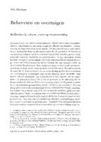 Beheersen en overtuigen. Reflecties bij nieuwe visies op staatsvorming [Control and Persuasion. Reflections on recent visions on state formation].