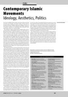 Contemporary Islamic Movements Ideology, Aesthetics, Politics
