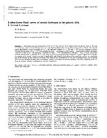 Leiden-Green Bank survey of atomic hydrogen in the galactic disk. I - l, V and b, V maps