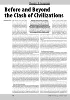 Before and Beyond the Clash of Civilizations