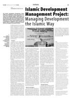 Islamic Development Management Project: Managing Development the Islamic Way