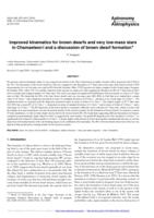 Improved kinematics for brown dwarfs and very low-mass stars in Chamaeleon I and a discussion of brown dwarf formation