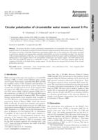 Circular polarization of circumstellar water masers around S Per