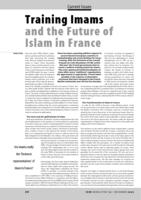 Training Imams and the Future of Islam in France