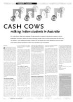 Cash cows. Milking Indian students in Australia