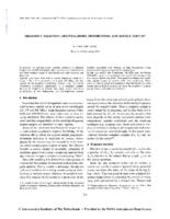 Frequency selection, spectral-index distributions and source counts