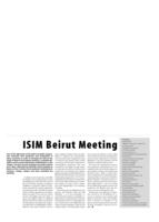 ISIM Beirut Meeting