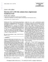 Detection of the [C I] 492 GHz line from a high-latitude molecular cloud