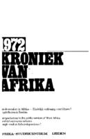 Kroniek van Afrika: vol. 12, no. 1