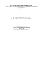 quality, implementation and enforcement; A study into the quality of EC rules and the impact on the implementation and enforcement within the Netherlands