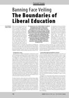 Banning Face Veiling The Boundaries of Liberal Education