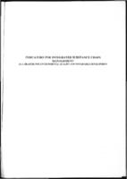 Indicators for integrated substance chain management : as a measure for environmental quality and sustainable development