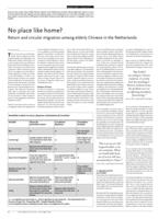 No place like home? Return and circular migration among elderly Chinese in the Netherlands