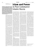 Islam and Power in Post-Communist Islamic Russia