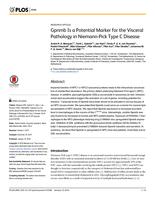 Gpnmb Is a Potential Marker for the Visceral Pathology in Niemann-Pick Type C Disease