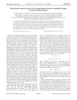 Physical and Chemical Nature of the Scaling Relations between Adsorption Energies of Atoms on Metal Surfaces