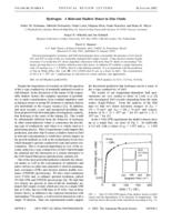 Hydrogen a relevant shallow donor in Zinc Oxide