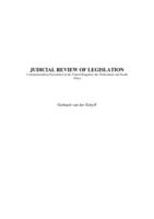 Judicial review of legislation : constitutionalism personified in the United Kingdom, the Netherlands and South Africa