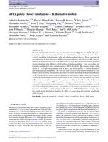 nIFTy galaxy cluster simulations - II. Radiative models