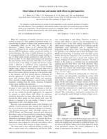 Observation of electronic and atomic shell effects in gold nanowires