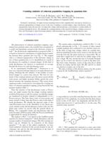 Counting statistics of coherent population trapping in quantum dots