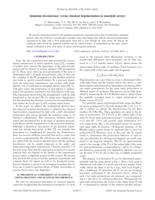 Quantum decoherence versus classical depolarization in nanohole arrays