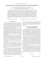 Scattering formula for the topological quantum number of a disordered multimode wire