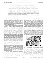 Core precession and global modes in granular bulk flow