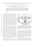 Circular dichroism of cholesteric polymers and the orbital angular momentum of light