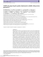 CFHTLenS: improving the quality of photometric redshifts with precision photometry