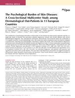 The psychological burden of skin diseases: a cross-sectional multicenter study among dermatological out-patients in 13 European countries