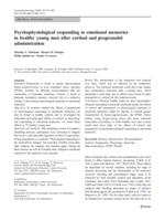 Psychophysiological responding to emotional memories in healthy young men after cortisol and propranolol administration.