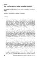 Zijn crèchekinderen vaker onveilig gehecht? Kanttekeningen naar aanleiding van enige Nederlandse en Amerikaanse studies [Are day-care children more frequently avoidant attached. Some remarks in connections with several Dutch and American studies]