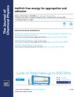 Helfrich free energy for aggregation and adhesion