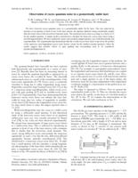 Observation of excess quantum noise in a geometrically stable laser