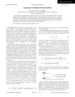 Long-range correlation of thermal radiation