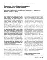 Biocontrol traits of Pseudomonas spp. are regulated by phase variation