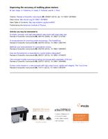 Improving the accuracy of walking piezo motors