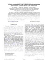 Localized correlated features in the CMB power spectrum and primordial bispectrum from a transient reduction in the speed of sound